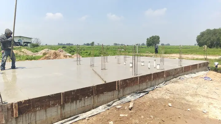 Cimentación con armado de acero y cimbra para casa en Tocuila, Texcoco — foto 4 de 5