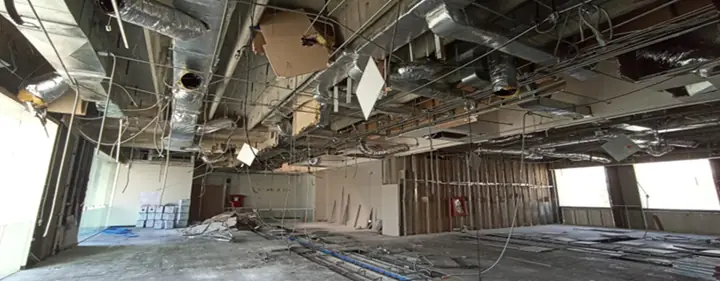 Remodelación de oficinas con plafón y acabados en el edificio Huawei, Santa Fe — foto 5 de 6